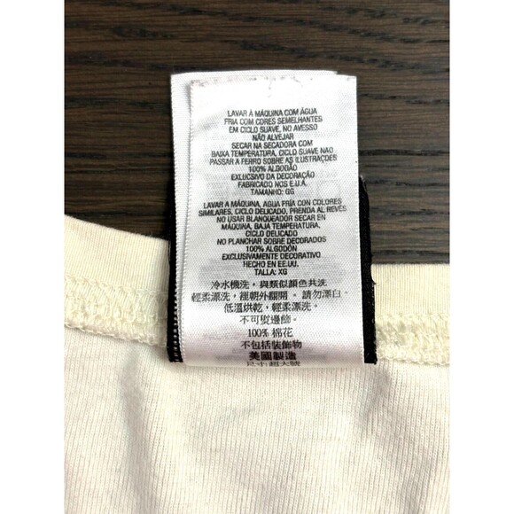 Womens HARLEY DAVIDSON Tank Top Eagle Brown & Cream Metallic Gold Vintage Y2K XL - Picture 6 of 8